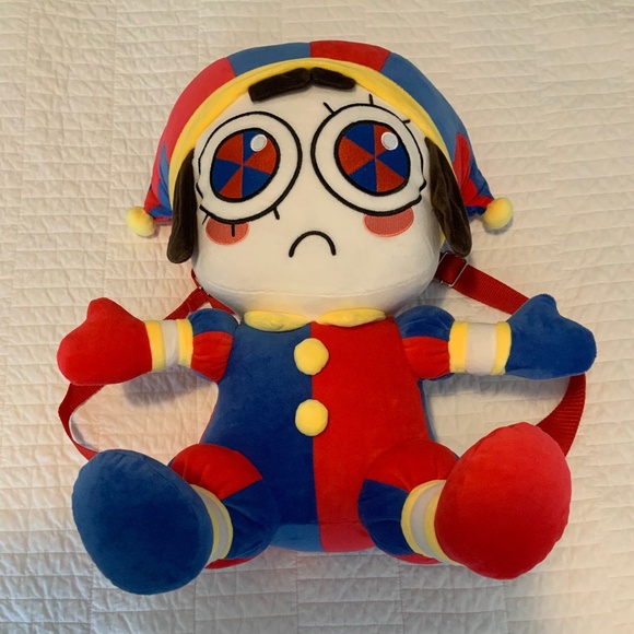 The Amazing Digital Circus Pomni Plush Backpack - Picture 1 of 14